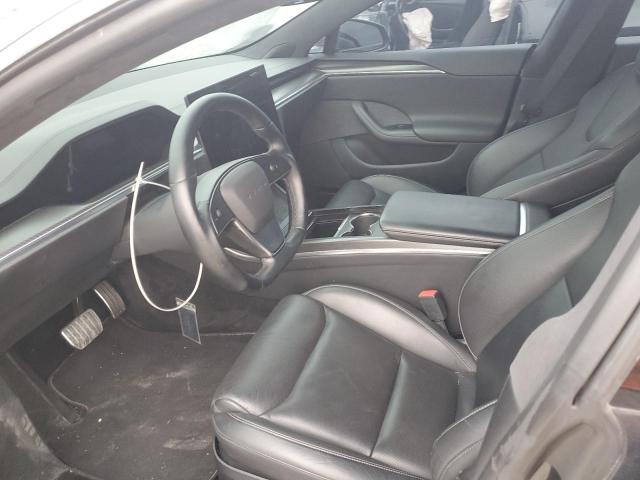 5YJSA1E64MF451688 - 2021 TESLA MODEL S Մոխրագույն լուսանկար 7