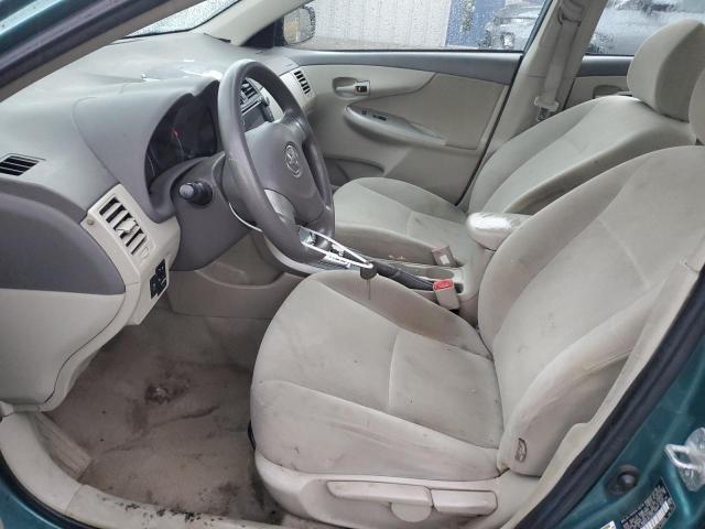 2T1BU4EEXAC235473 - 2010 TOYOTA COROLLA BASE GREEN photo 7
