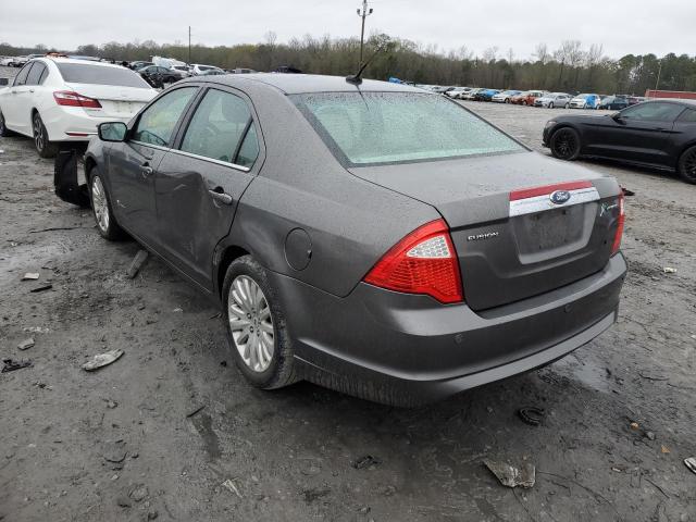 3FADP0L35BR215210 - 2011 FORD FUSION HYBRID GRAY photo 2