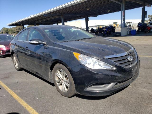 5NPEB4AC5EH832850 - 2014 HYUNDAI SONATA GLS BLACK photo 4