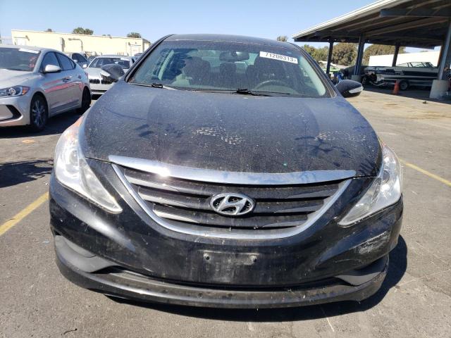 5NPEB4AC5EH832850 - 2014 HYUNDAI SONATA GLS BLACK photo 5