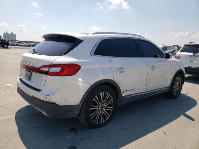 2LMTJ6LRXGBL44676 - 2016 LINCOLN MKX RESERVE WHITE photo 3