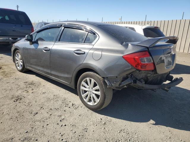 19XFB2F9XCE336689 - 2012 HONDA CIVIC EXL CHARCOAL photo 2