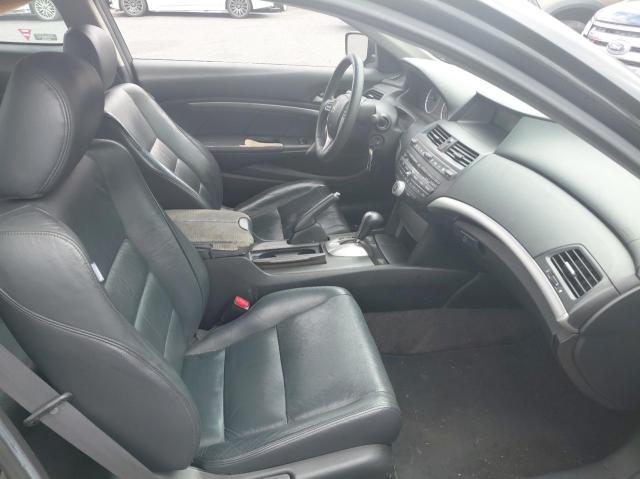 1HGCS22838A011197 - 2008 HONDA ACCORD EXL BLACK photo 5