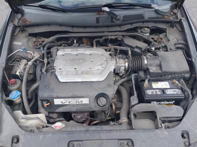 1HGCS22838A011197 - 2008 HONDA ACCORD EXL BLACK photo 7