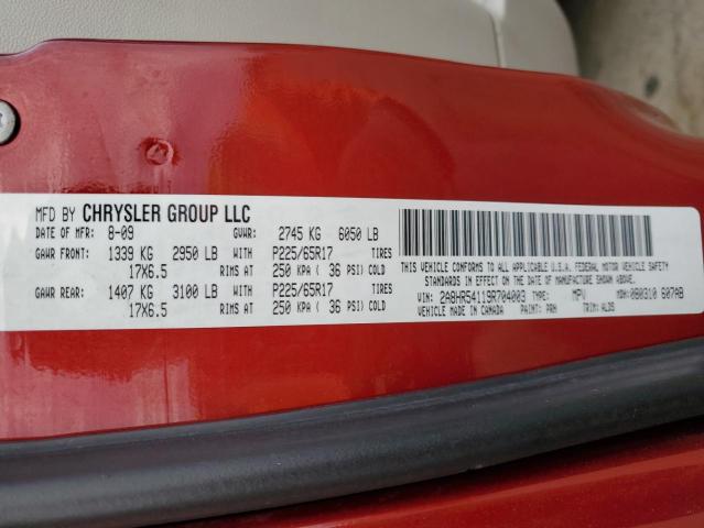 2A8HR54119R704003 - 2009 CHRYSLER TOWN & COU TOURING 红色 照片 13