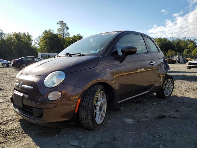 3C3CFFDR2DT515957 - 2013 FIAT 500 POP BROWN photo 1