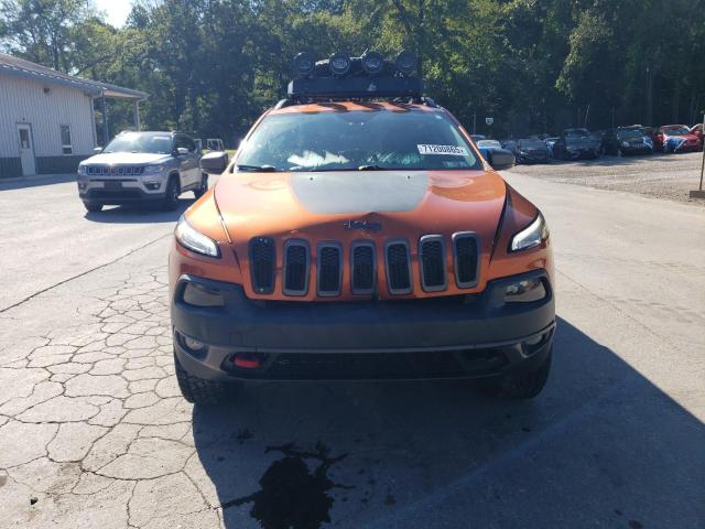 1C4PJMBS2FW757327 - 2015 JEEP CHEROKEE TRAILHAWK ORANGE photo 5