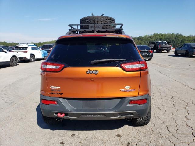 1C4PJMBS2FW757327 - 2015 JEEP CHEROKEE TRAILHAWK ORANGE photo 6