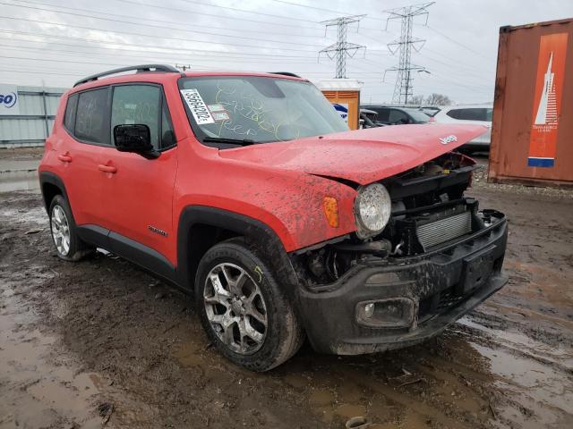 ZACCJABB4JPJ25641 - 2018 JEEP RENEGADE LATITUDE RED photo 1