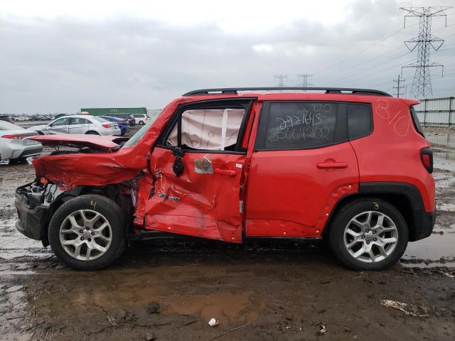 ZACCJABB4JPJ25641 - 2018 JEEP RENEGADE LATITUDE RED photo 10