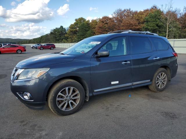 5N1AR2MM8EC681951 - 2014 NISSAN PATHFINDER S GRAY photo 1