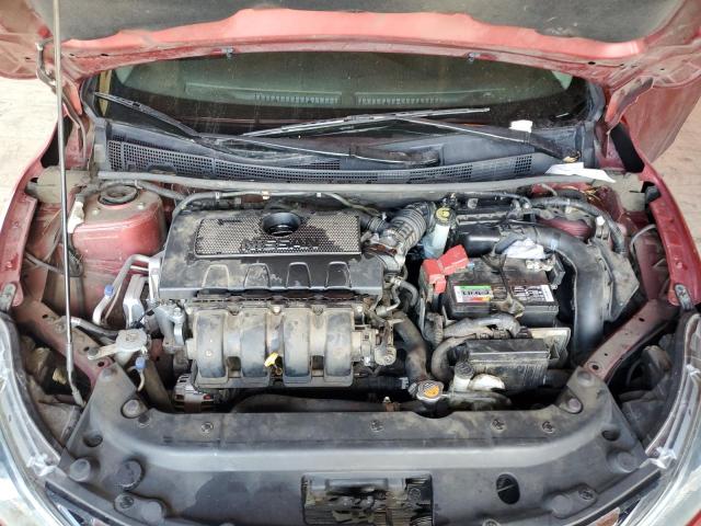 3N1AB7AP6HY365001 - 2017 NISSAN SENTRA S MAROON photo 11