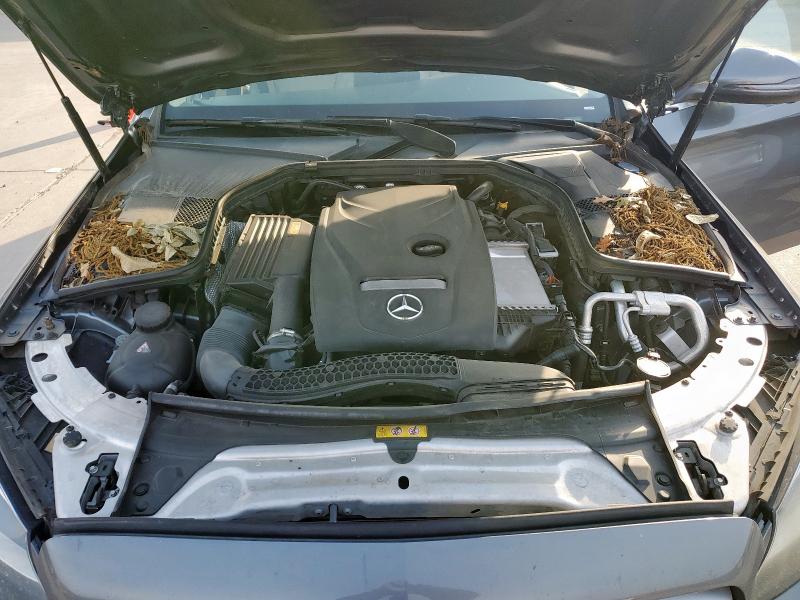 WDDWF4JB6JR332382 - 2018 MERCEDES-BENZ C 300 GRAY photo 11
