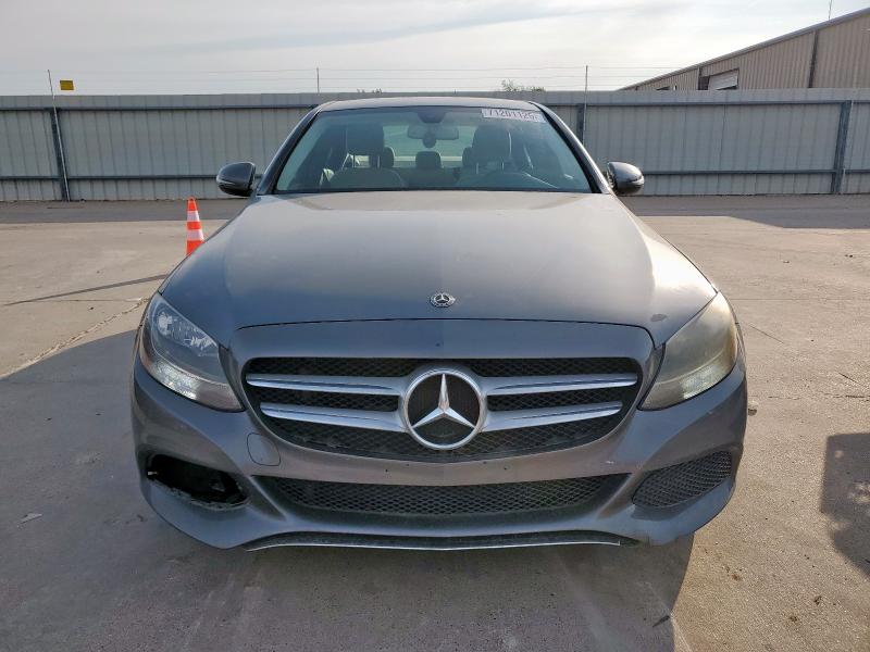 WDDWF4JB6JR332382 - 2018 MERCEDES-BENZ C 300 GRAY photo 5