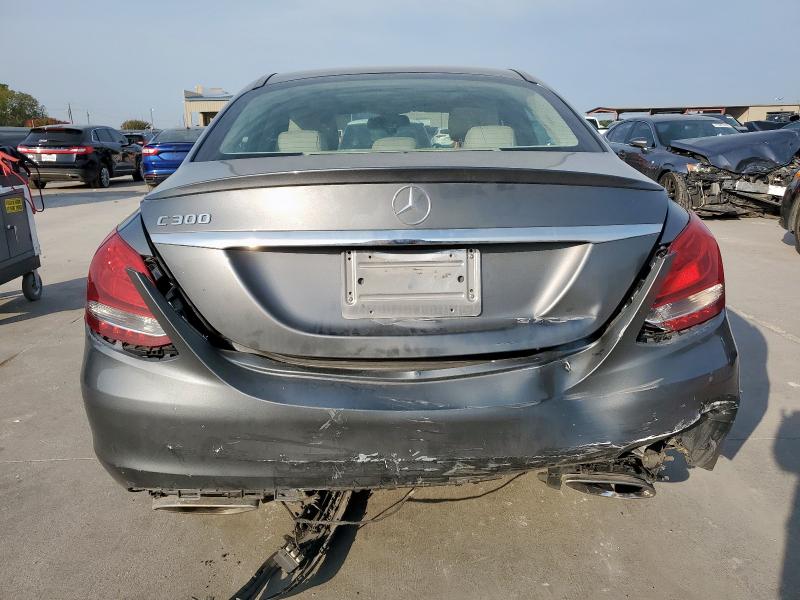 WDDWF4JB6JR332382 - 2018 MERCEDES-BENZ C 300 GRAY photo 6