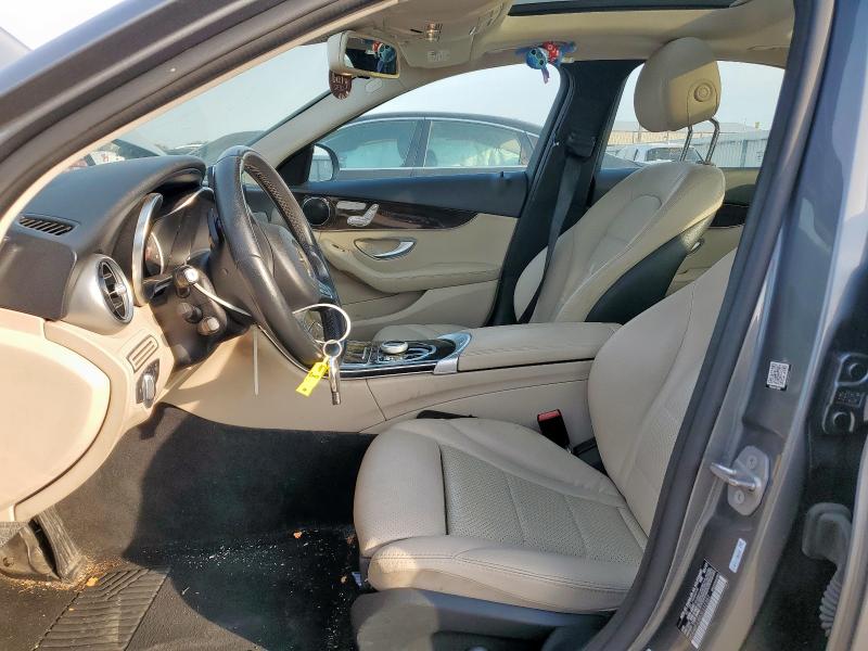 WDDWF4JB6JR332382 - 2018 MERCEDES-BENZ C 300 GRAY photo 7
