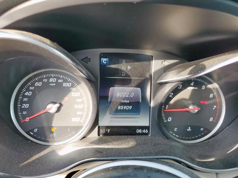 WDDWF4JB6JR332382 - 2018 MERCEDES-BENZ C 300 GRAY photo 9