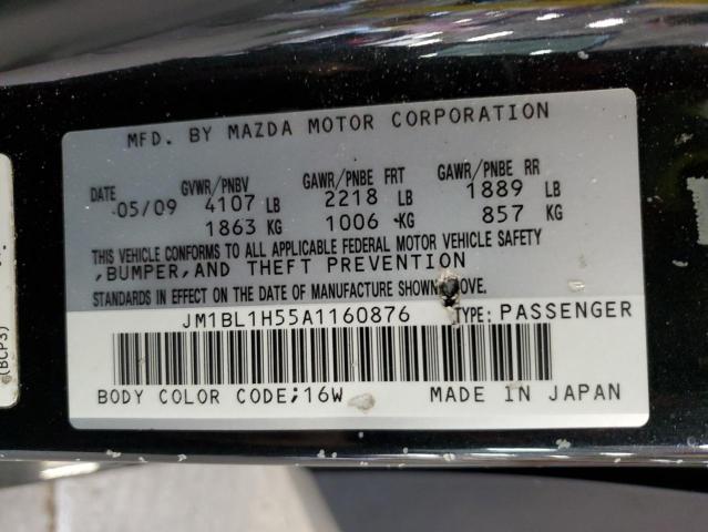 JM1BL1H55A1160876 - 2010 MAZDA 3 S 黑色 照片 12