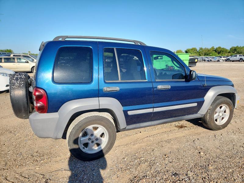 1J4GL48KX5W711187 - 2005 JEEP LIBERTY SPORT BLUE photo 3