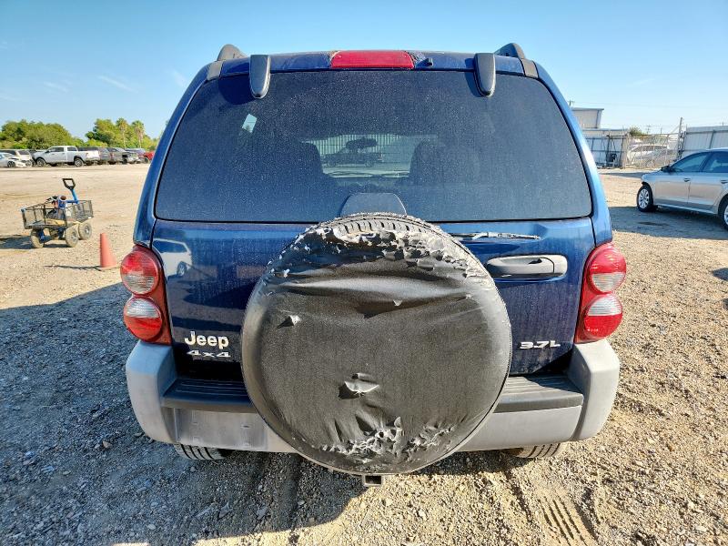 1J4GL48KX5W711187 - 2005 JEEP LIBERTY SPORT BLUE photo 6