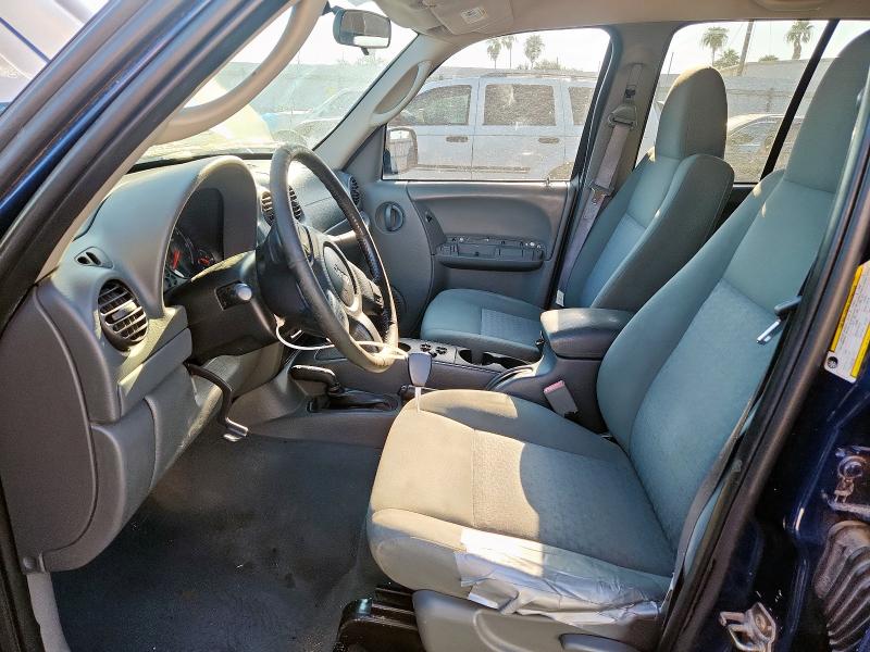1J4GL48KX5W711187 - 2005 JEEP LIBERTY SPORT BLUE photo 7