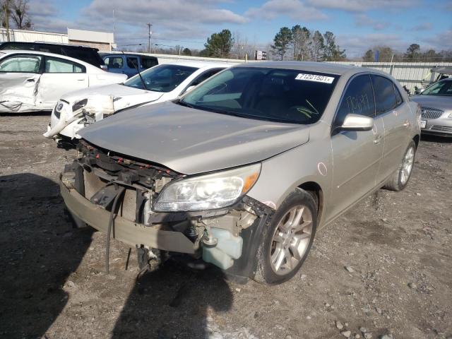 1G11C5SL3EF242357 - 2014 CHEVROLET MALIBU 1LT TAN photo 2