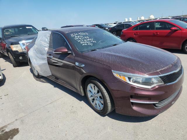 5XXGT4L31JG272401 - 2018 KIA OPTIMA LX Bordo foto 4