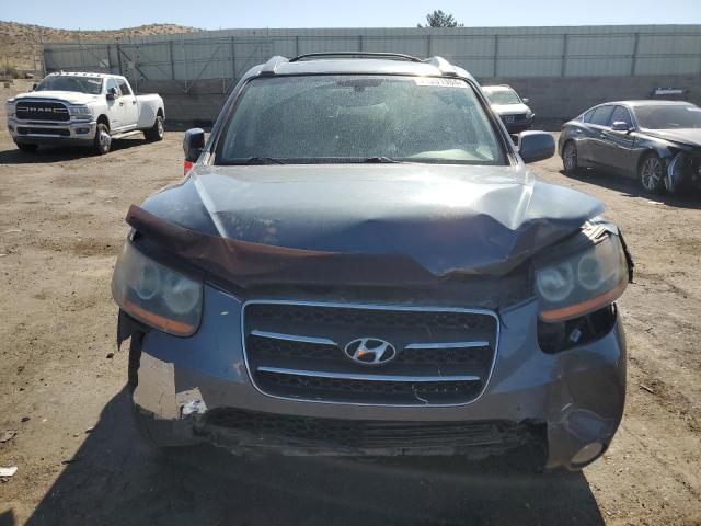 5NMSH73E39H264585 - 2009 HYUNDAI SANTA FE SE BLUE photo 5