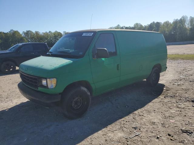 1FTEE14N0SHA45821 - 1995 FORD ECONOLINE E150 VAN GREEN photo 1