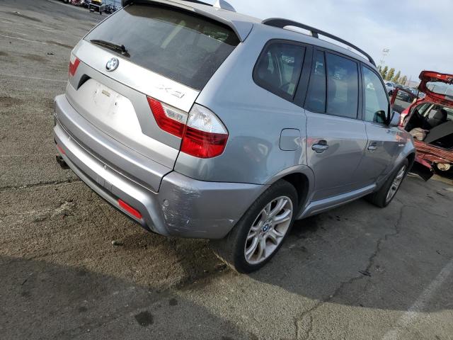 WBXPC93418WJ19115 - 2008 BMW X3 3.0SI SILVER photo 3