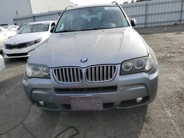 WBXPC93418WJ19115 - 2008 BMW X3 3.0SI SILVER photo 5