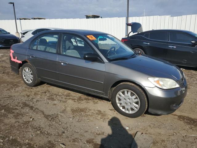 2HGES16544H640613 - 2004 HONDA CIVIC LX GRAY photo 4