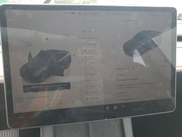7SAYGDEDXRF049810 - 2024 TESLA MODEL Y Grau Foto 9