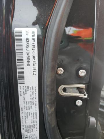 1C6RR7LT6MS596468 - 2021 RAM 1500 CLASS SLT შავი ფოტო 12