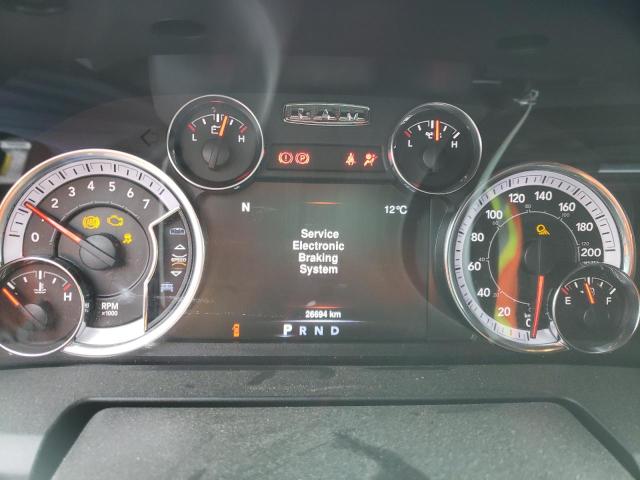 1C6RR7LT6MS596468 - 2021 RAM 1500 CLASS SLT შავი ფოტო 9