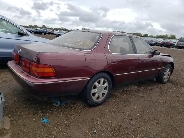 JT8UF11E7M0072673 - 1991 LEXUS LS 400 BURGUNDY photo 3