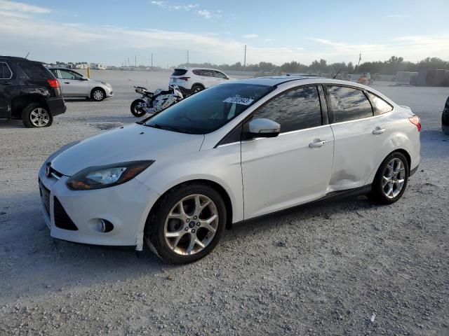 1FADP3J21EL194077 - 2014 FORD FOCUS TITANIUM WHITE photo 1