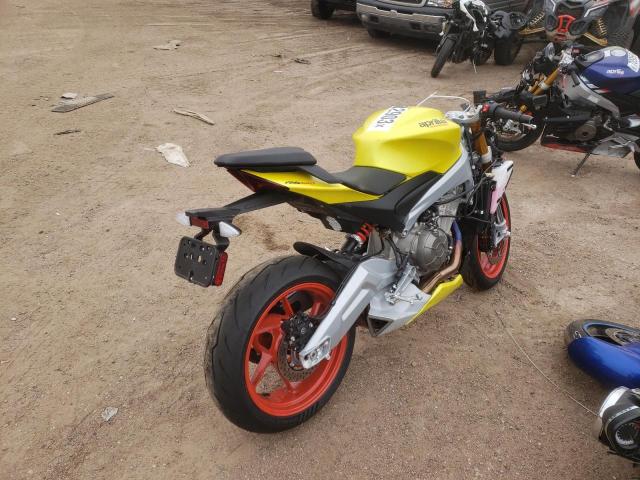 ZD4KSUG02PS001587 - 2023 APRILIA RS 660 YELLOW photo 4