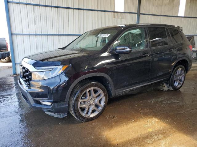 5FNYF8H5XNB008129 - 2022 HONDA PASSPORT EXL BLACK photo 1