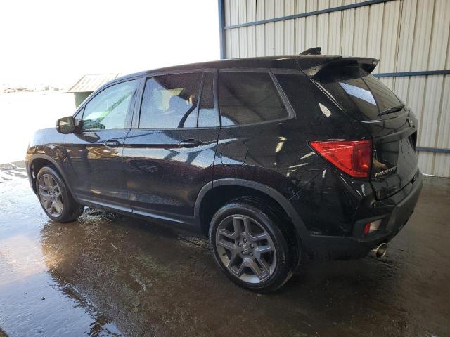 5FNYF8H5XNB008129 - 2022 HONDA PASSPORT EXL BLACK photo 2