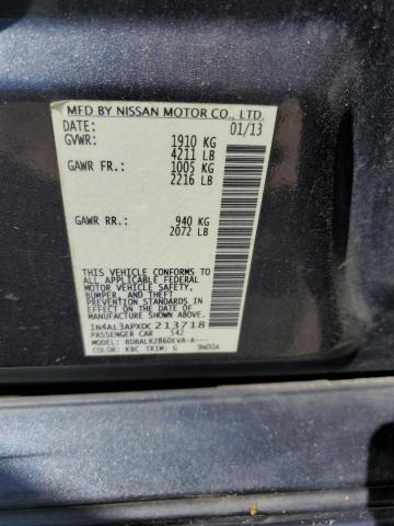 1N4AL3APXDC213718 - 2013 NISSAN ALTIMA 2.5 石墨色 照片 12