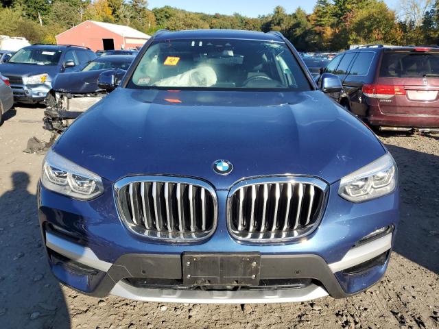 5UXTY5C02M9F61513 - 2021 BMW X3 XDRIVE30I BLUE photo 5