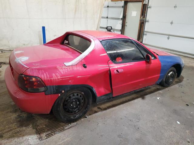 JHMEG1149PS008510 - 1993 HONDA CIVIC DEL SOL S RED photo 3