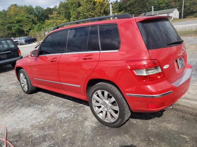 WDCGG8HB5CF732912 - 2012 MERCEDES-BENZ GLK 350 4MATIC RED photo 2