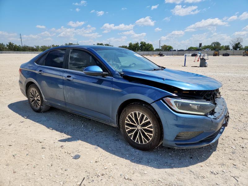 3VWE57BU9KM070089 - 2019 VOLKSWAGEN JETTA SEL Blau Foto 4