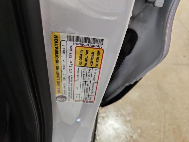 1FMCU9GD3JUB40810 - 2018 FORD ESCAPE SE თეთრი ფოტო 14