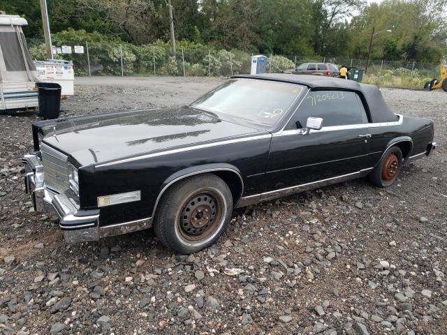 1G6EL6780FE646553 - 1985 CADILLAC ELDORADO BIARRITZ BLACK photo 1