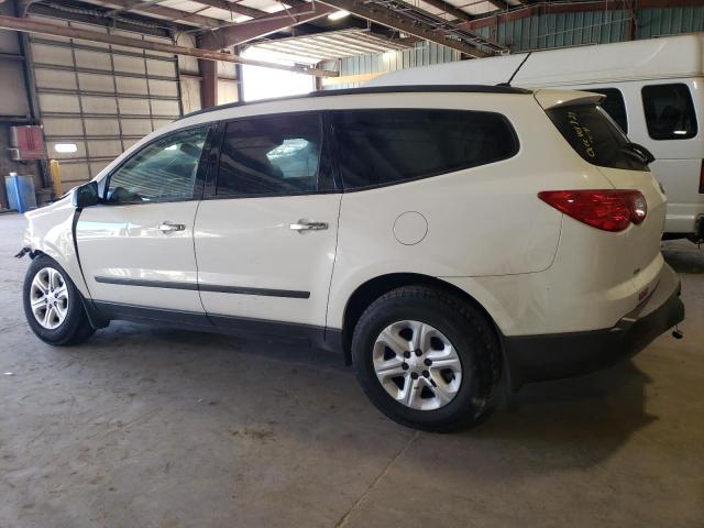 1GNKVFED7BJ401929 - 2011 CHEVROLET TRAVERSE LS WHITE photo 2