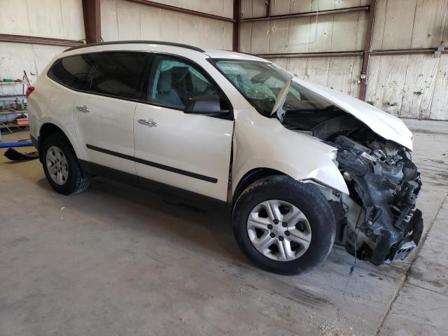 1GNKVFED7BJ401929 - 2011 CHEVROLET TRAVERSE LS WHITE photo 4